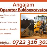 Operator buldoexcavator